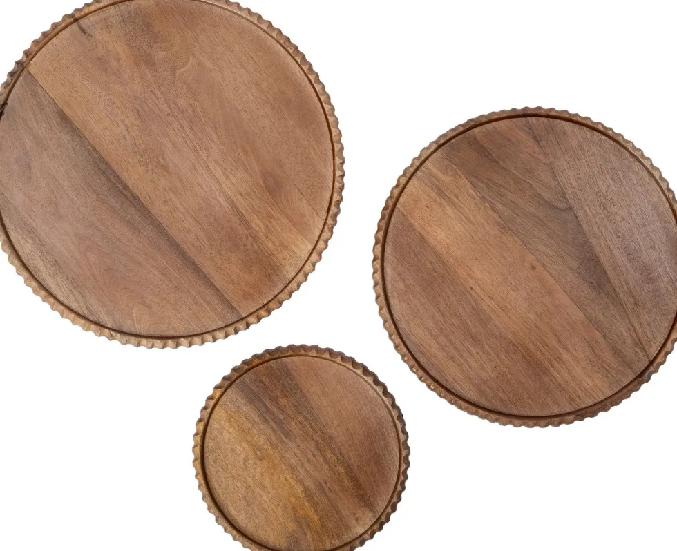 Intratuin decoratiebord Cyra naturel D 20 H 2 cm