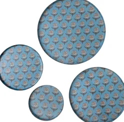Intratuin decoratiebord Femia blauw D 30 H 2 cm