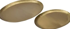 Intratuin decoratiebord Fia goud D 35,5 H 2 cm