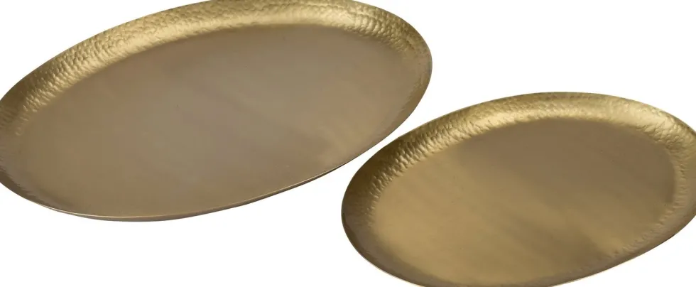 Intratuin decoratiebord Fia goud D 35,5 H 2 cm