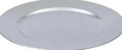 Intratuin decoratiebord Glans zilver D 33 cm