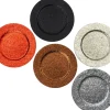 Intratuin decoratiebord Glitter zwart D 33 cm