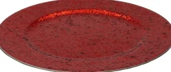 Intratuin decoratiebord Glitter rood D 33 cm