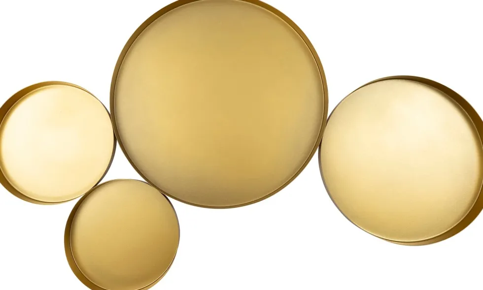 Intratuin decoratiebord Goldi goud D 40 H 3 cm