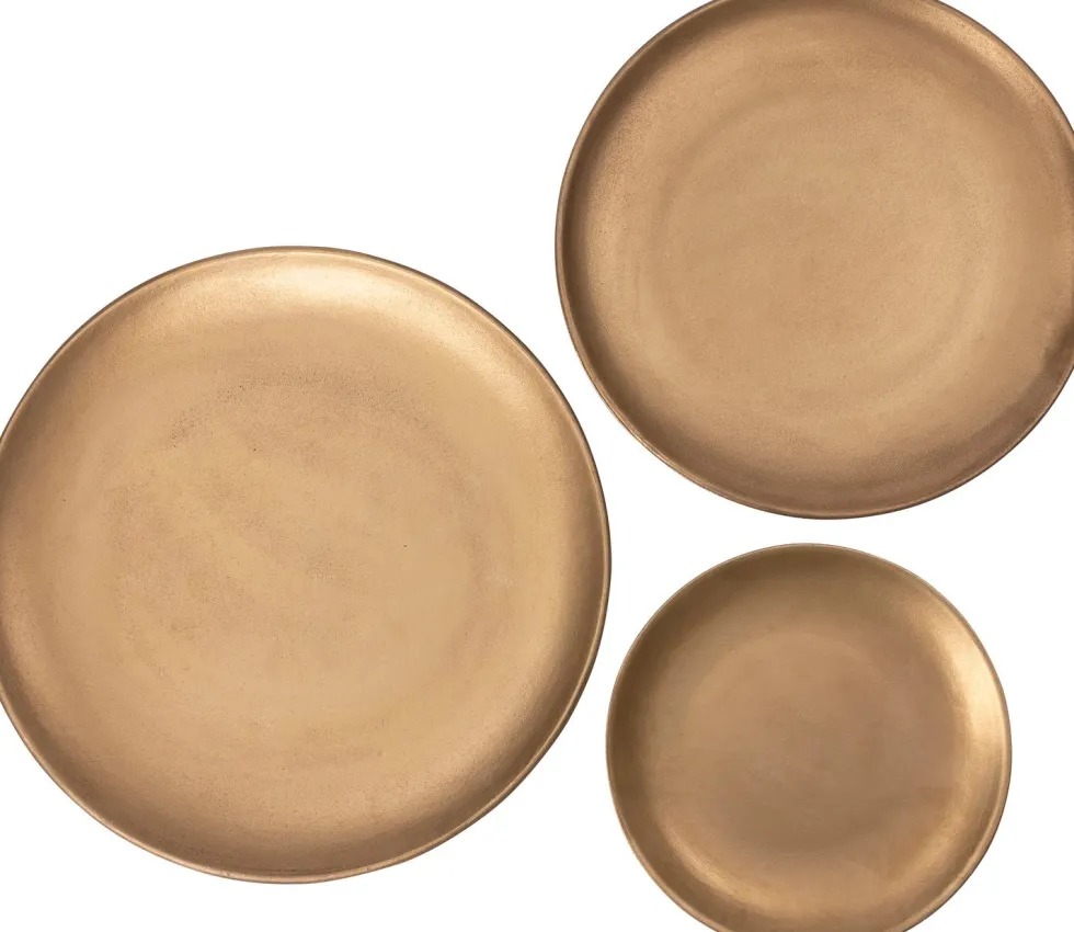 Intratuin decoratiebord Harris goud D 29 H 2 cm