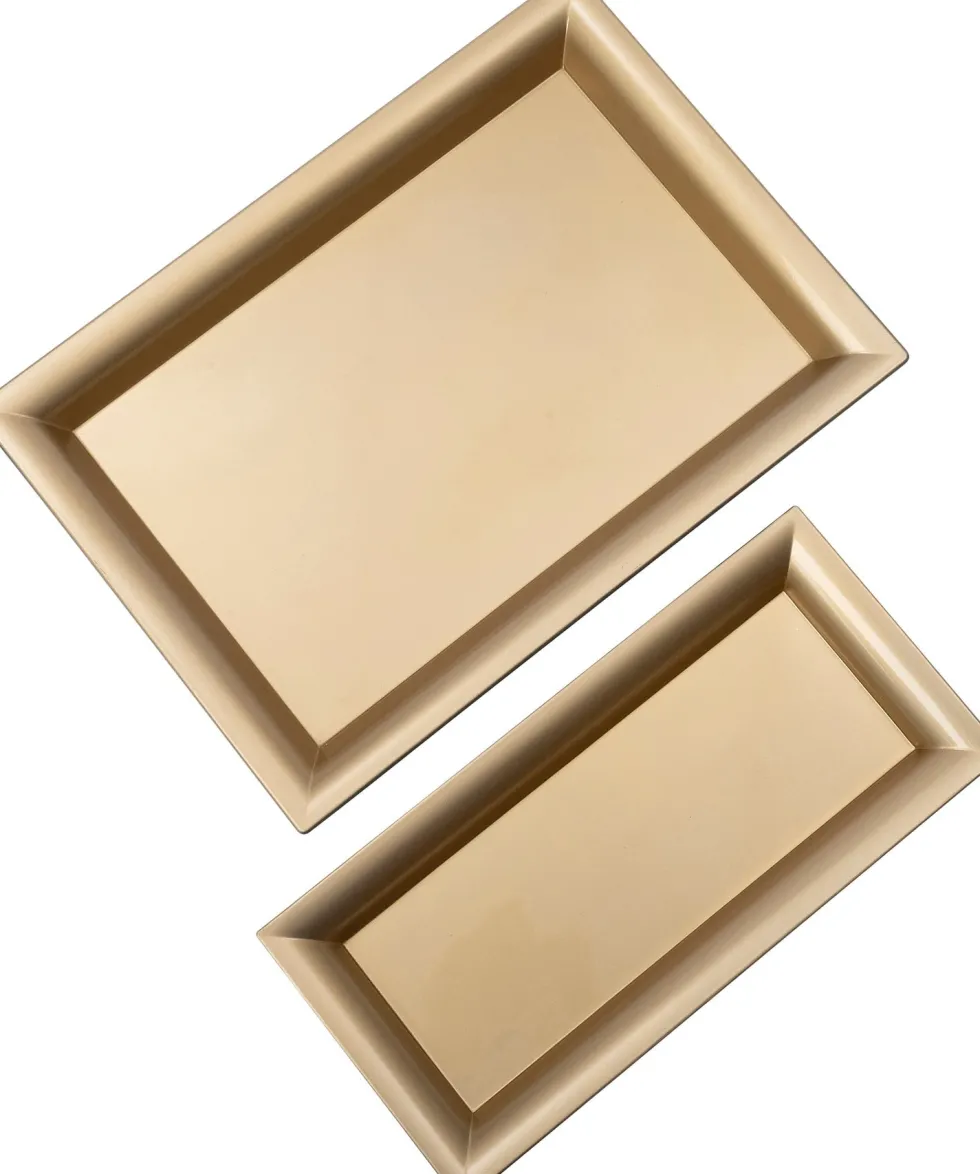 Intratuin decoratiebord Lilly goud 41 x 29 cm
