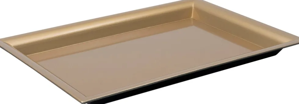 Intratuin decoratiebord Lilly goud 41 x 29 cm