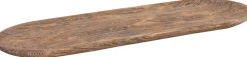 Intratuin decoratiebord ovaal naturel 91 x 30 x 4