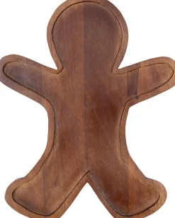 Intratuin decoratiebord peperkoekman naturel 29 x 36 x 1,5 cm