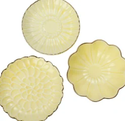 Intratuin decoratiebord Zoe geel D 9 H 1,5 cm