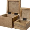 Intratuin decoratiekist Saint naturel 10 x 10 x 8 cm