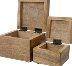 Intratuin decoratiekist Saint naturel 5 x 5 x 8 cm