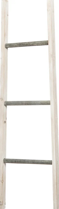 Intratuin decoratie ladder wit 36 x 4 x 120 cm