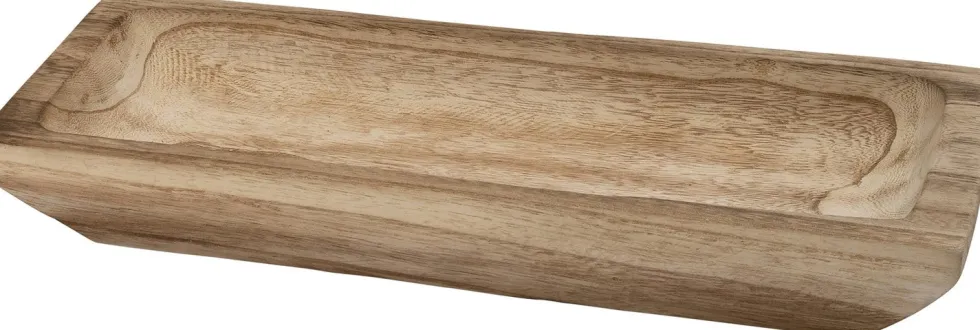 Intratuin decoratieschaal Jiri bruin 49,5 x 22,5 x 7 cm