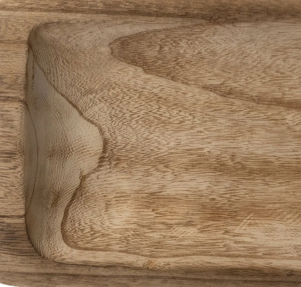 Intratuin decoratieschaal Jiri bruin 49,5 x 22,5 x 7 cm
