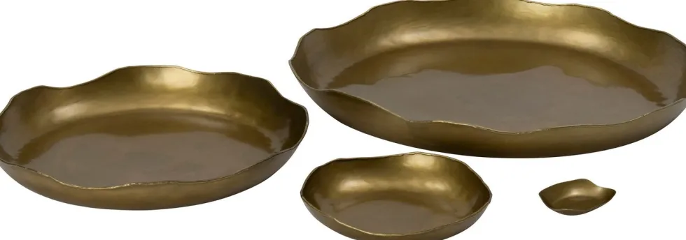 Intratuin decoratieschaal Karen goud D 40 H 5 cm