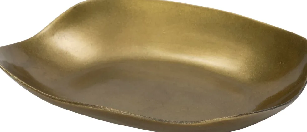 Intratuin decoratieschaal Karin goud 9,5 x 7,5 x 1,5 cm