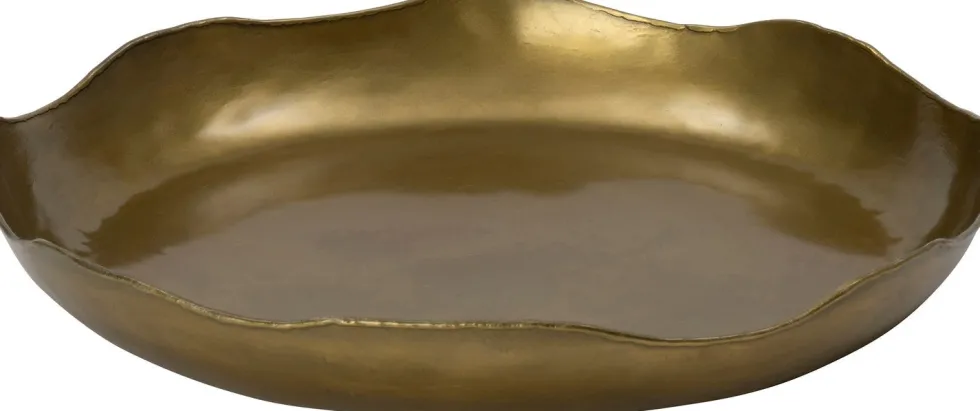 Intratuin decoratieschaal Karen goud D 60 H 6 cm