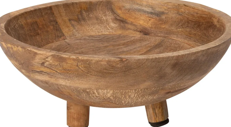 Intratuin decoratieschaal Kiruna bruin D 24 H 10 cm