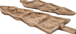 Intratuin decoratieschaal kerstboom naturel 62 x 24 x 3 cm