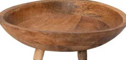 Intratuin decoratieschaal Kiruna bruin D 30 H 10 cm