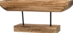 Intratuin decoratie schaal naturel 48,5 x 22,5 x 4,5 cm