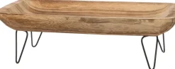 Intratuin decoratie schaal naturel 39,5 x 22,5 x 4,5 cm