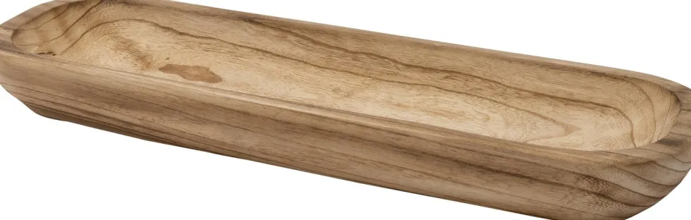 Intratuin decoratieschaal Nias bruin 78 x 27 x 9 cm