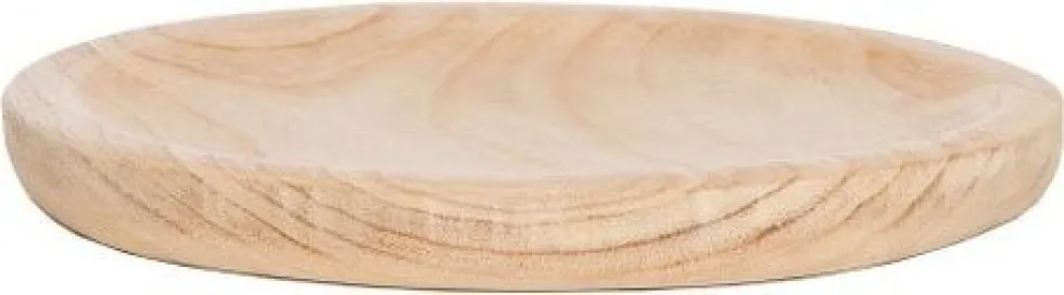 Intratuin decoratieschaal naturel D 30 H 3 cm