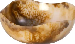 Intratuin decoratieschaal Pilton bruin D 14 H 6 cm