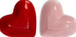 Intratuin decoratieschaal Rosa rood 10 x 9 x 3 cm