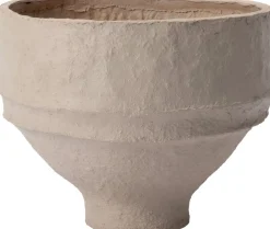 Intratuin decoratieschaal Runa beige D 21,5 H 17,5 cm