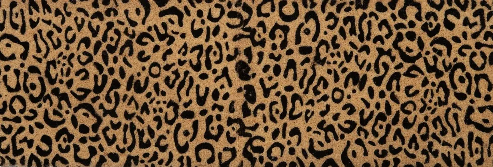 Intratuin deurmat Panter 120 x 40 cm