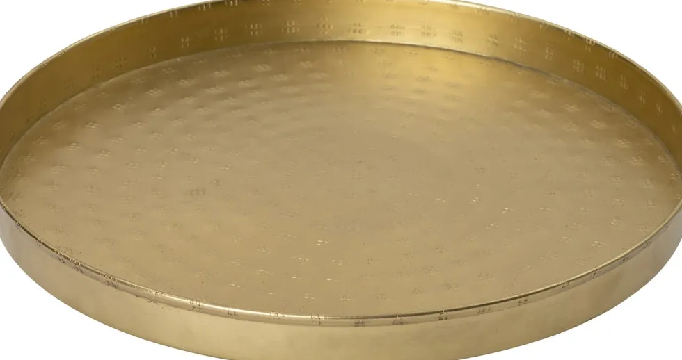 Intratuin dienblad Jacy goud D 26 H 2 cm