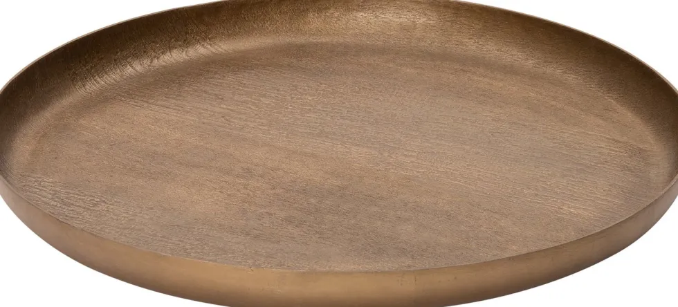 Intratuin dienblad Kano goud D 30 H 30 cm