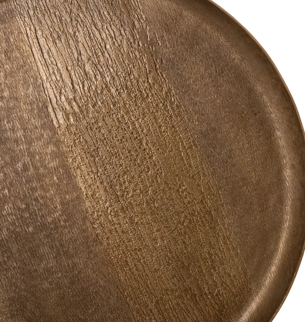 Intratuin dienblad Kano goud D 30 H 30 cm