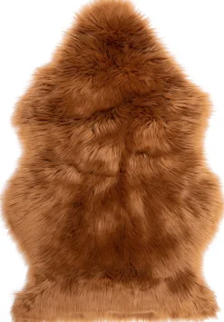 Intratuin dierenvacht imitatiebont Viktor lichtbruin 90 x 58 cm