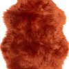 Intratuin dierenvacht imitatiebont Viktor terracotta 90 x 58 cm