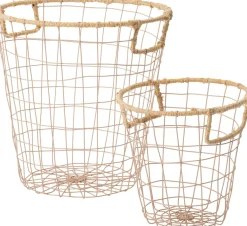 Intratuin draadmand Laun naturel D 20 H 23 cm