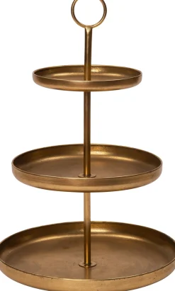 Intratuin etagère Jorin goud D 51 H 78 cm