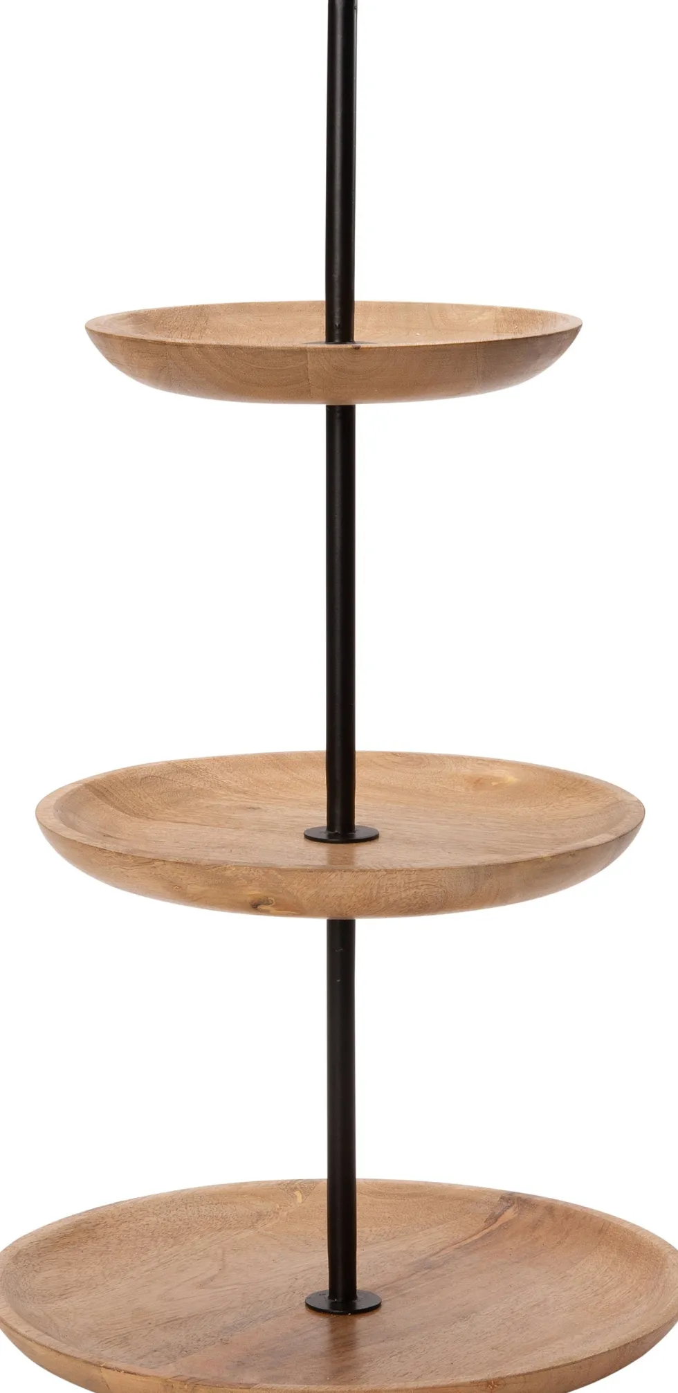 Intratuin etagère Kita naturel / zwart D 31 cm H 60 cm