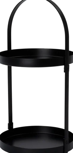 Intratuin etagère Nels zwart D 23 H 75 cm