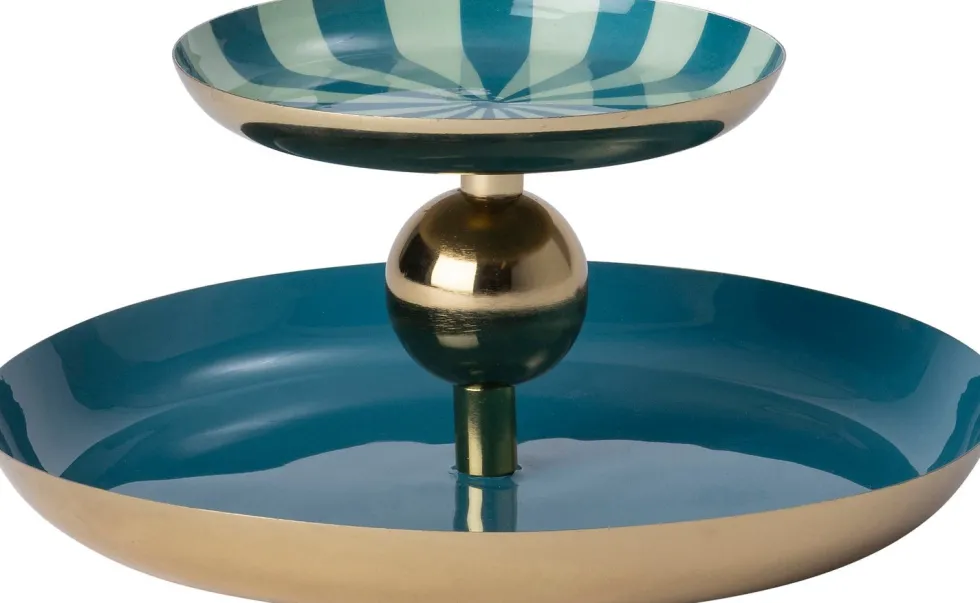 Intratuin etagère Siro blauw D 25,5 H 10 cm