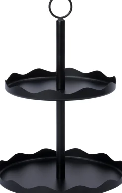 Intratuin etagère zwart D 28,5 H 40 cm