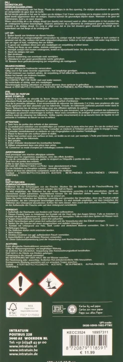 Intratuin geurstokjes Cedar Balsam 180 ml