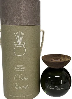 Intratuin geurstokjes Indi Olive Flower groen 500 ml