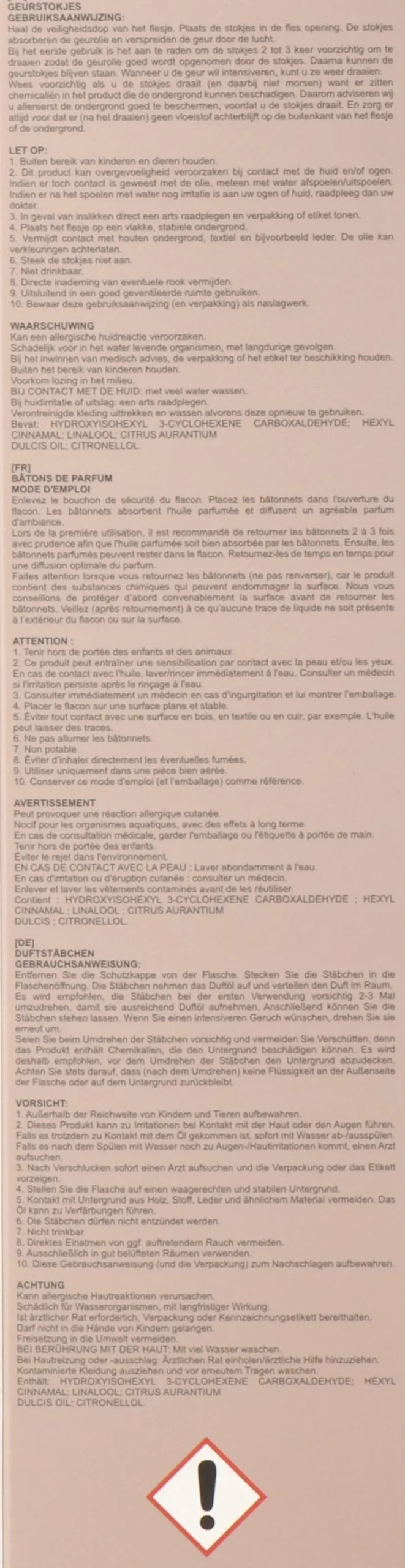 Intratuin geurstokjes Jaira Soft Cotton 200 ml