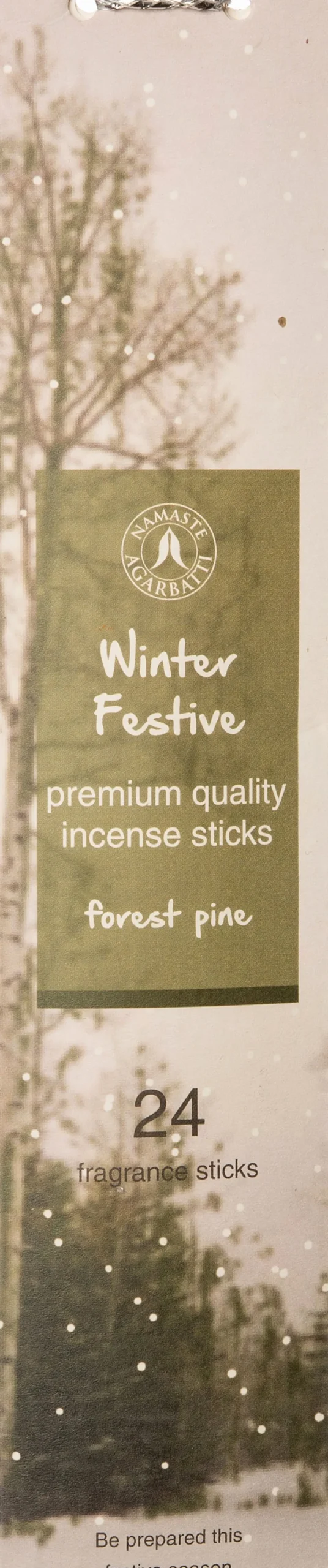 Intratuin geurstokjes Winter Festive dennenbos 24 stuks