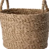Intratuin gevlochten speelgoedmand D 32 H 38 cm
