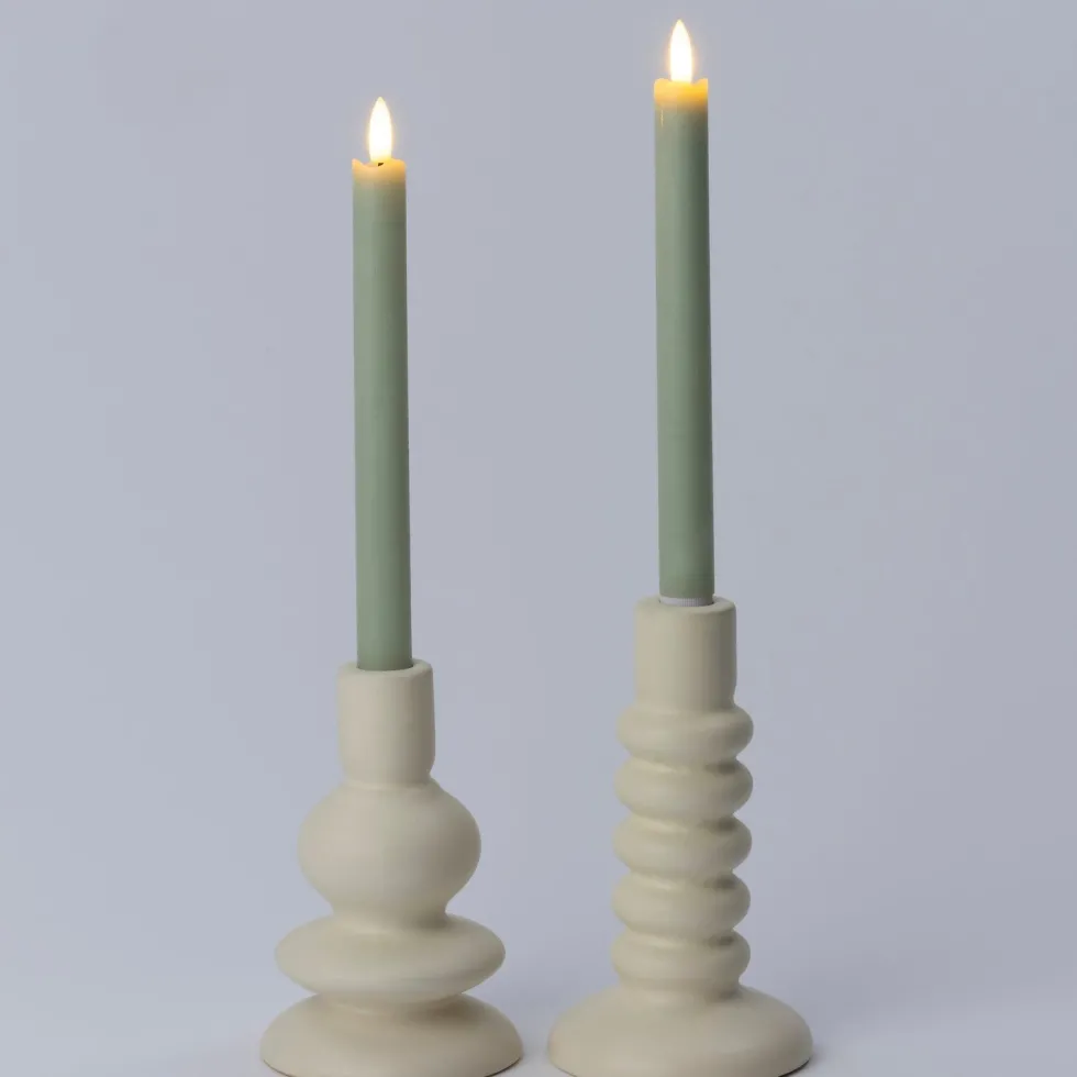 Intratuin kandelaar Alta crème D 10,7 H 16 cm